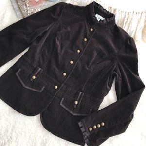 Dressbarn Military Style Jacket Blazer